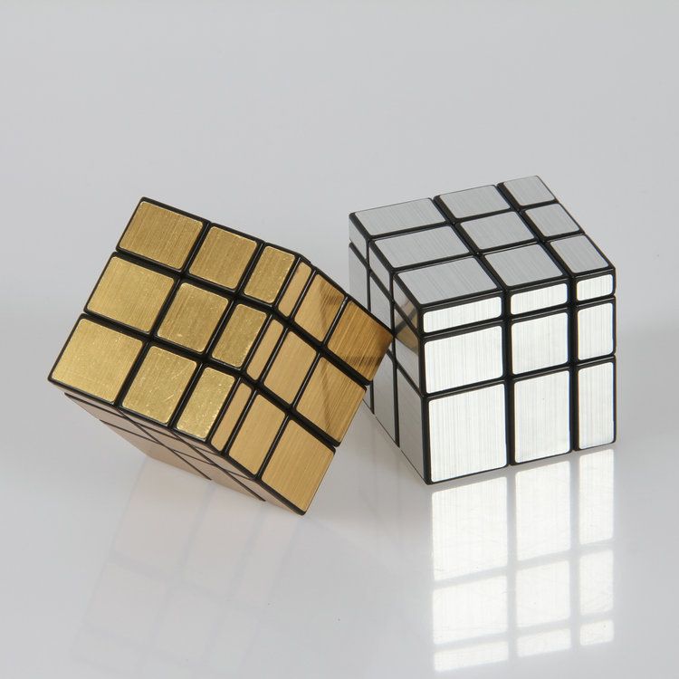 (image for) ShengShou Brushed Silver Mirror Magic Cube