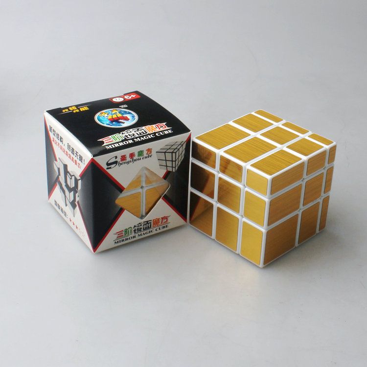 (image for) ShengShou Brushed Silver Mirror Magic Cube