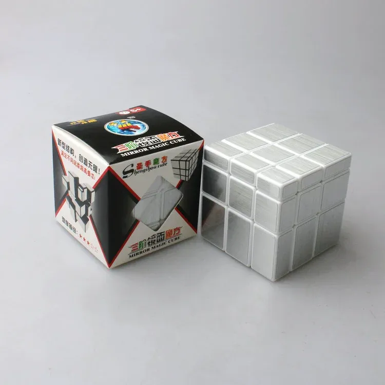 (image for) ShengShou Brushed Silver Mirror Magic Cube