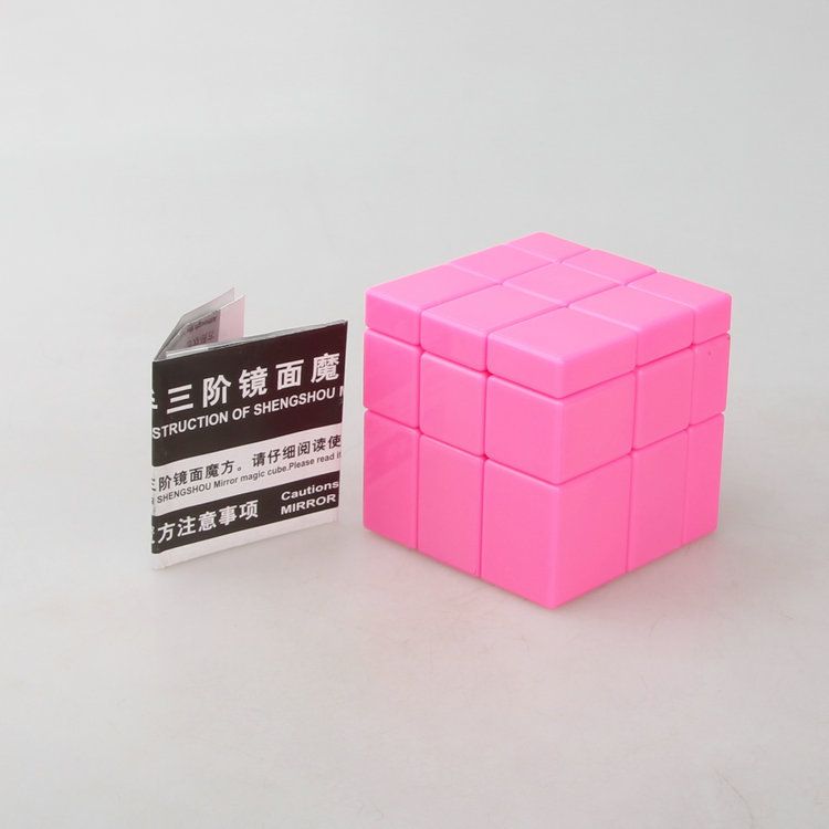(image for) ShengShou Mirror Block 3x3x3 Speed Cube Pink