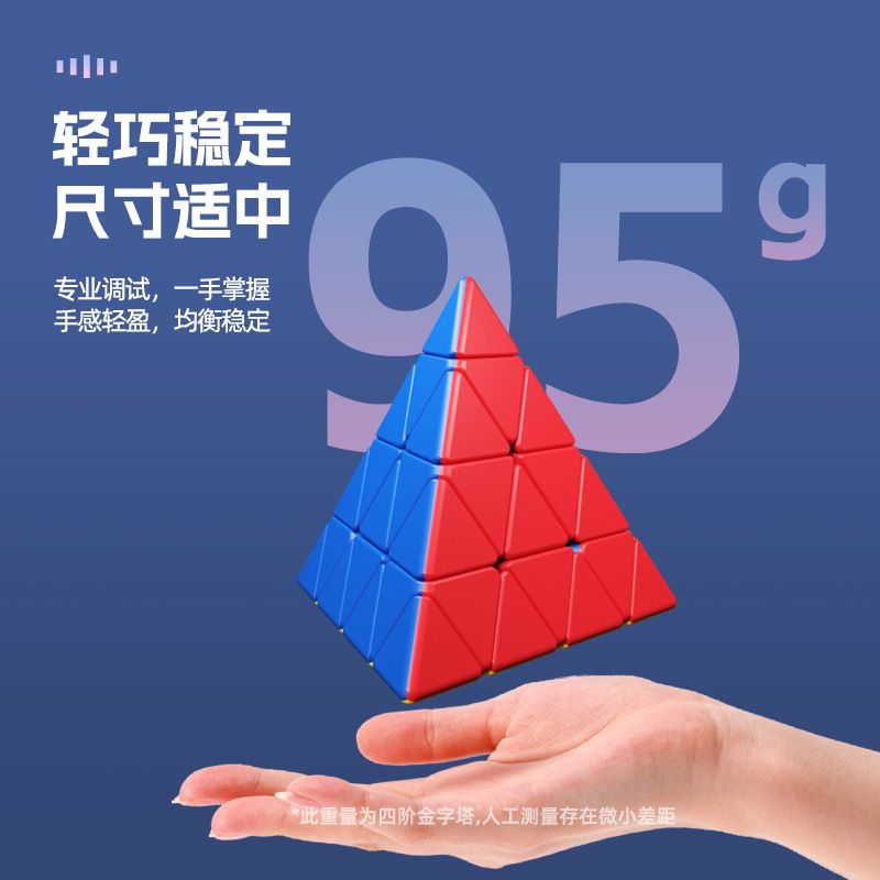 (image for) SengSo 4-layer Pyraminx Speed Cube Stickerless