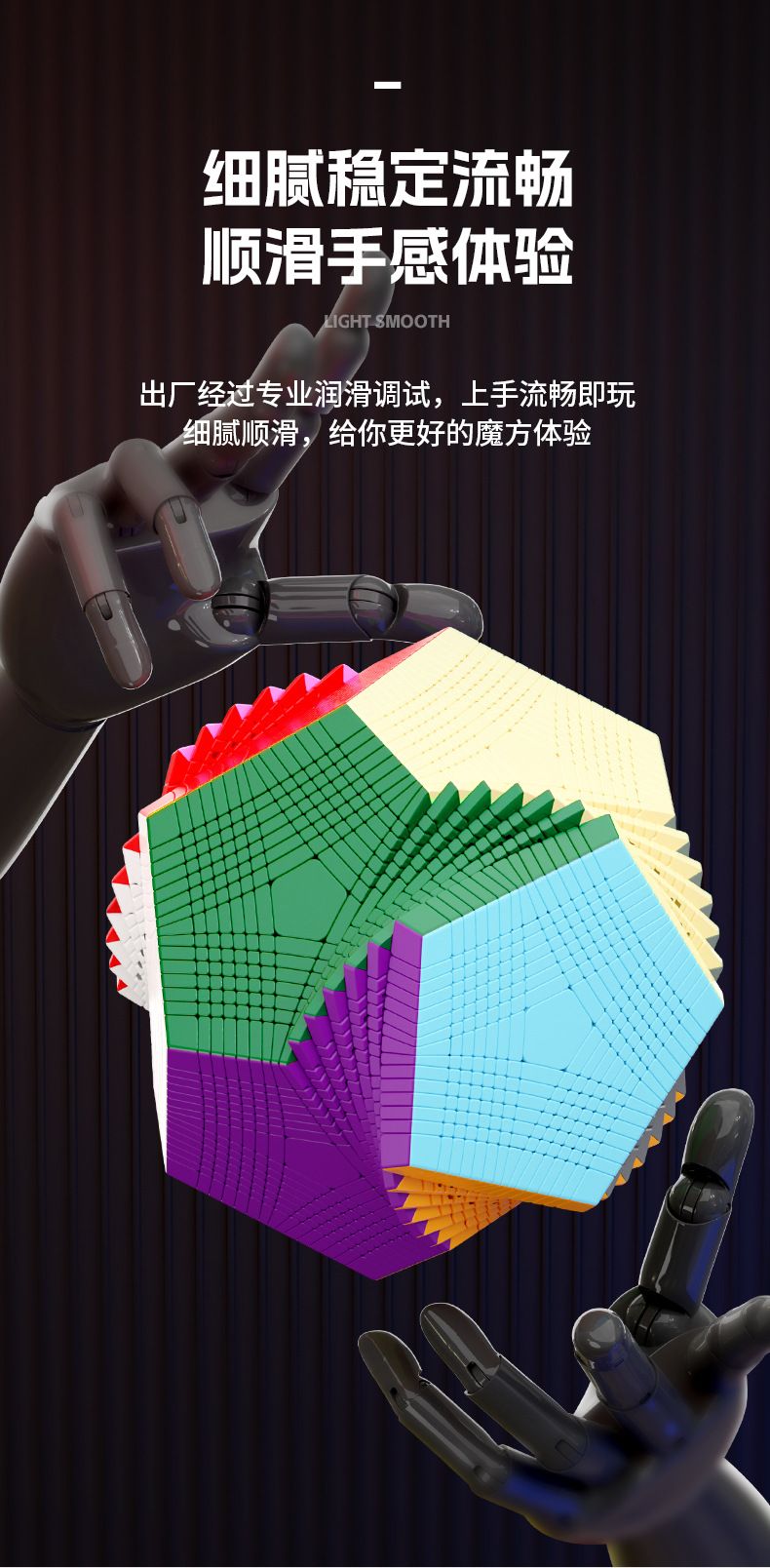 (image for) SENGSO 15-Layers Megaminx Cube Stickerless