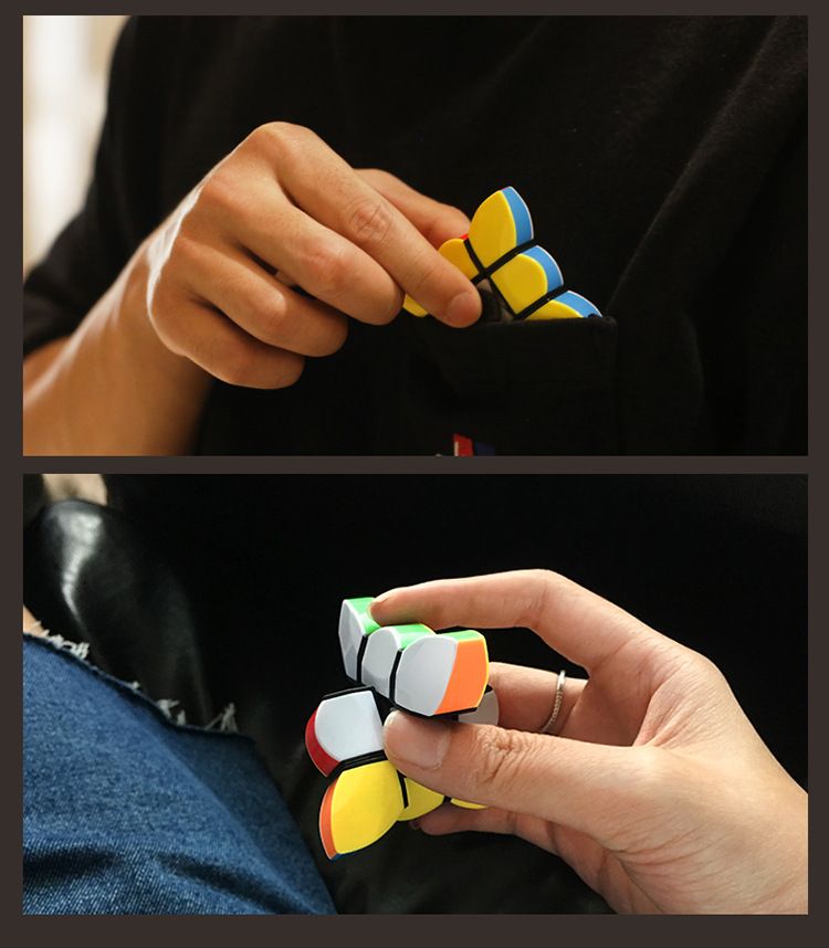 (image for) SENGSO GYRO Fingertip 1x3x3 Magic Cube Black