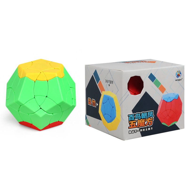 (image for) SENGSO Phoenix Megaminx Cube Stickerless - Random Color Scheme