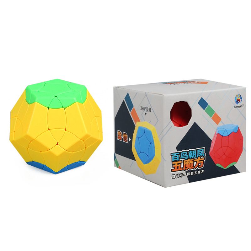 (image for) SENGSO Phoenix Megaminx Cube Stickerless - Random Color Scheme