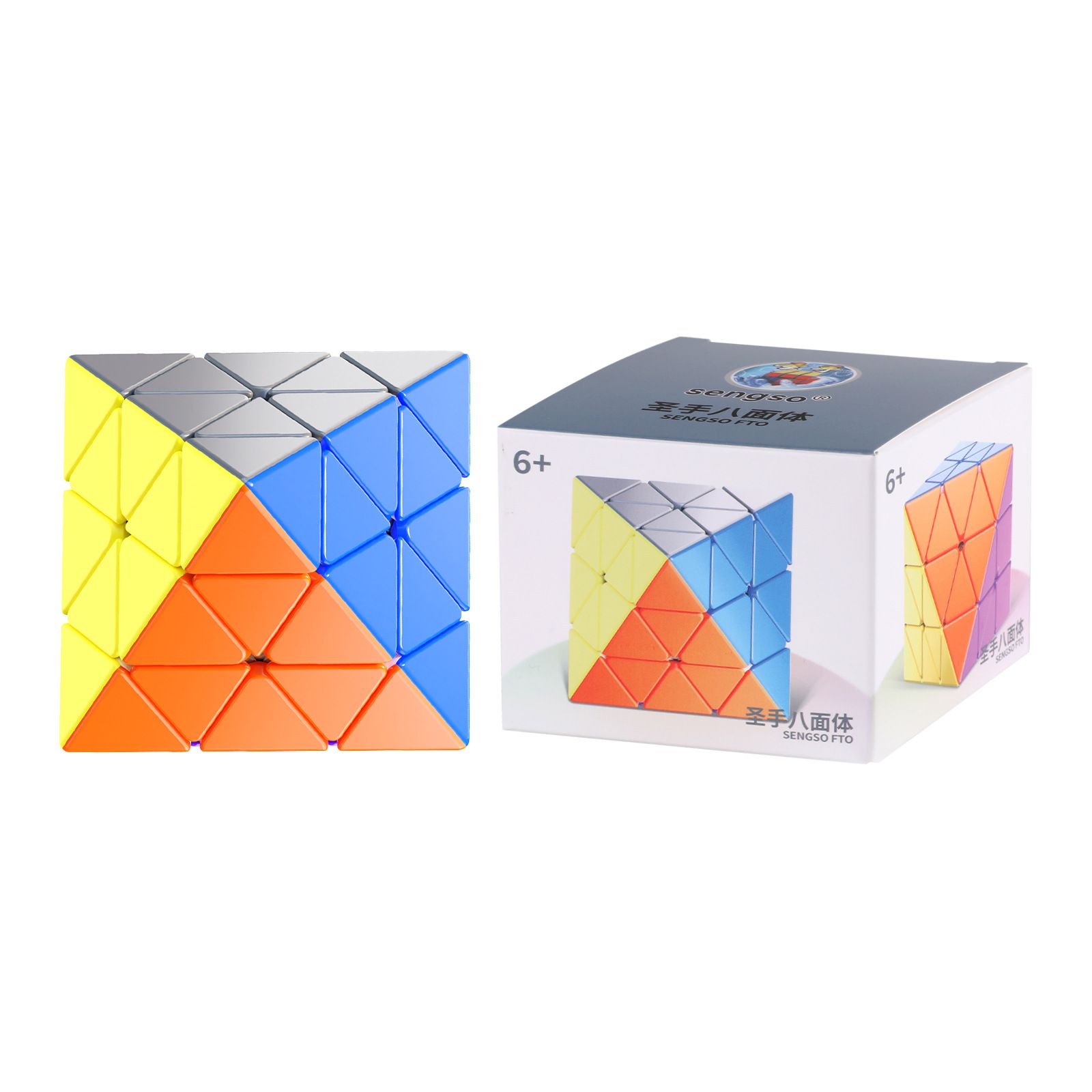 (image for) SengSo Face-Turning Octahedron FTO Cube Stickerless