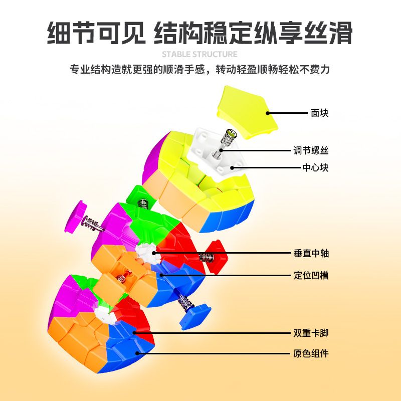 (image for) SengSo Seven Axis Three-Layers Magic Cube