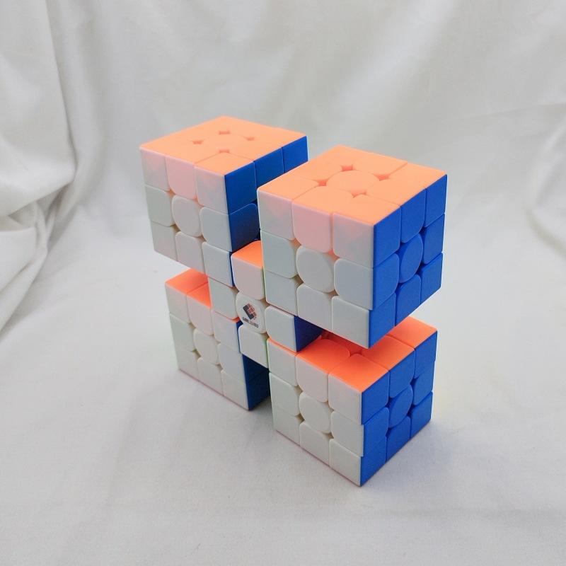 (image for) CubeTwist 5‑Connected Bridge‑Linked Siamese 3x3 Cube, Restricted Rotation High‑Difficulty Twisty Puzzle