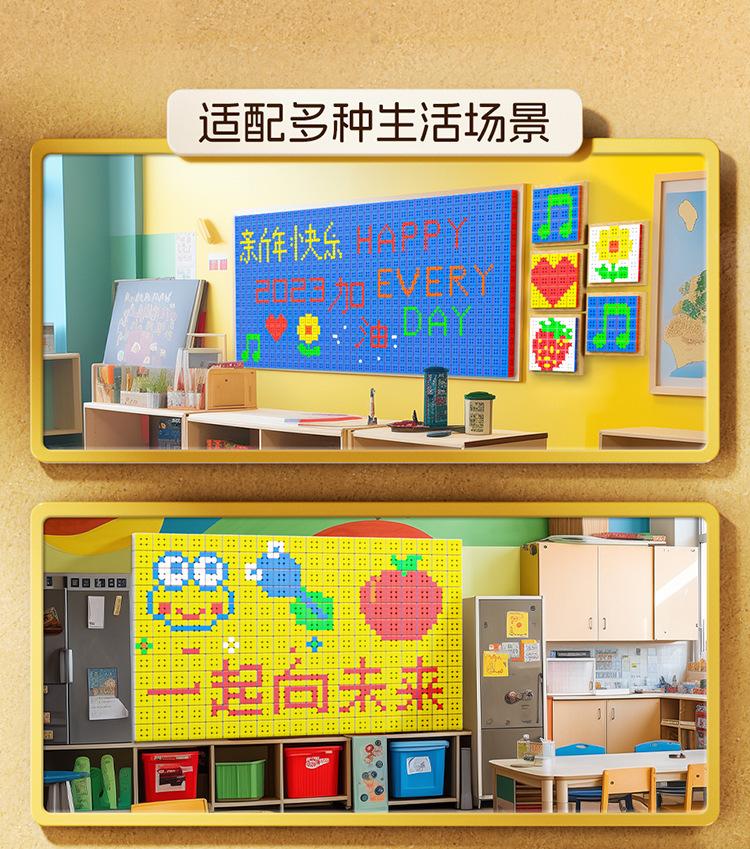 (image for) MoYu Cube Mosaic Puzzle Gallery, DIY Magic Cube Wall Kit, 3×3 /5×5 /10×10 Creative Mosaic Decorations