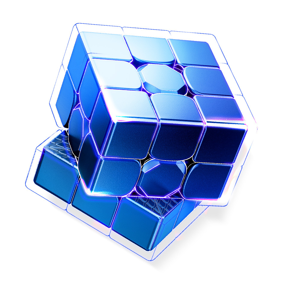 (image for) MoYu Super RS3M V2 Magnetic 3x3 Speed Cube, MagLev Ball-Shaft Positioning Competition Puzzle Cube