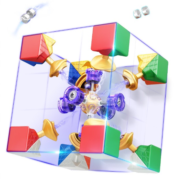 (image for) MoYu Super RS3M V2 Magnetic 3x3 Speed Cube, MagLev Ball-Shaft Positioning Competition Puzzle Cube