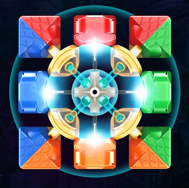 (image for) MoYu Super RS3M V2 Magnetic 3x3 Speed Cube, MagLev Ball-Shaft Positioning Competition Puzzle Cube