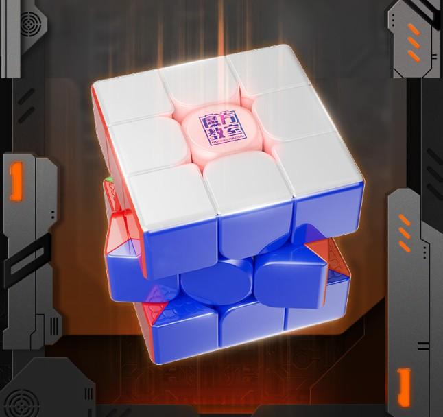 (image for) MoYu Meilong 3M V2 3x3 Magnetic Speed Cube, Magic Coat Version, Beginner Competition Puzzle Cube