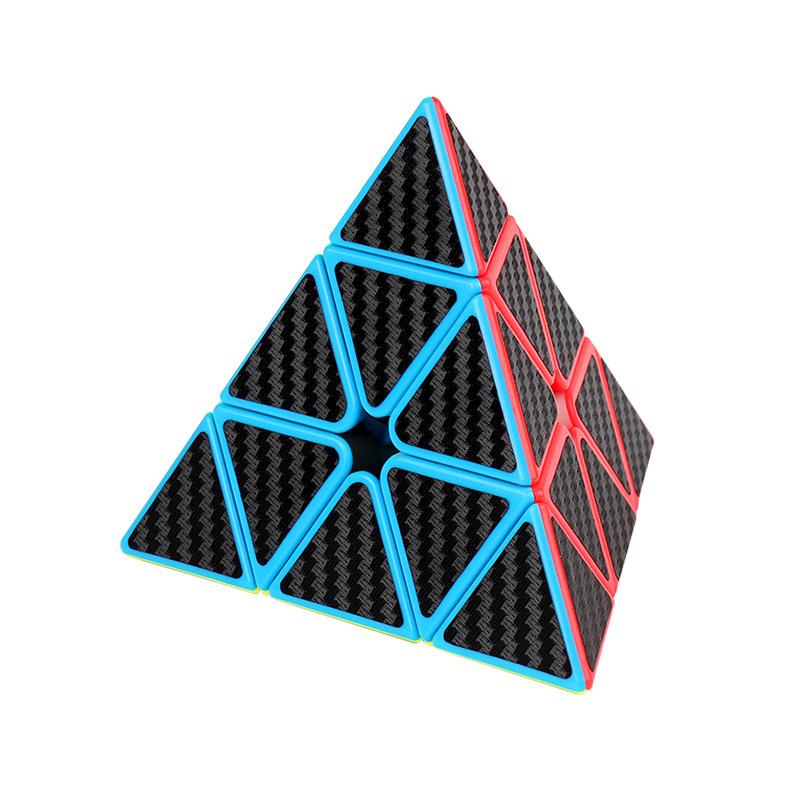 (image for) MoYu Meilong Carbon Fiber Sticker Magic Cube Series, 2x2 3x3 4x4 5x5 Pyraminx Skewb SQ1 Megaminx Puzzle Cube