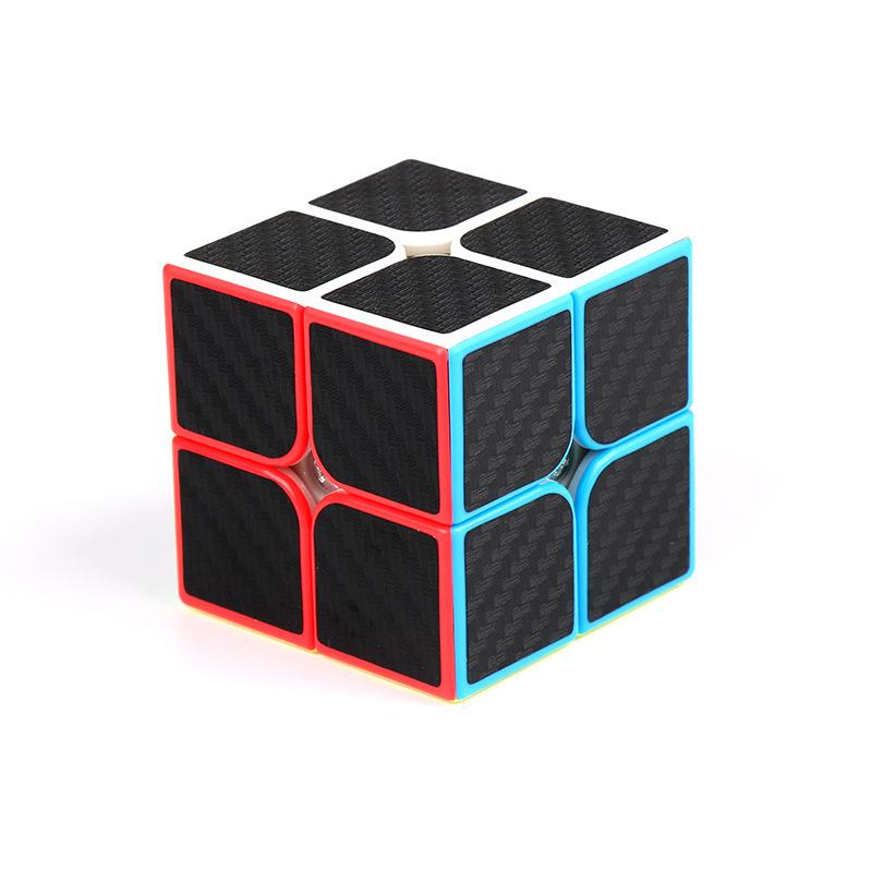 (image for) MoYu Meilong Carbon Fiber Sticker Magic Cube Series, 2x2 3x3 4x4 5x5 Pyraminx Skewb SQ1 Megaminx Puzzle Cube