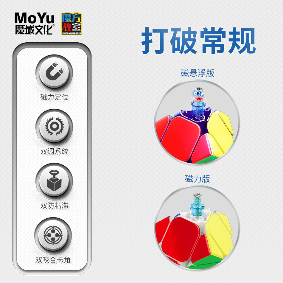 (image for) MoYu RS Skewb Magnetic Speed Cube, Professional Skewb Puzzle for Competition, Educational Brain Teaser Toy