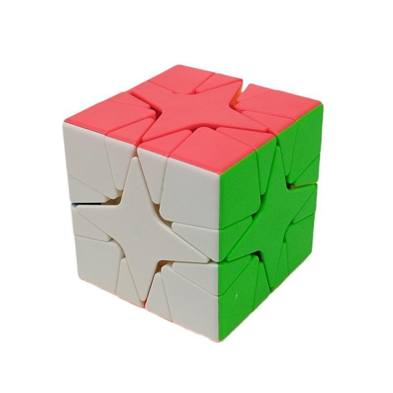 Cube Classroom Meilong Polaris Cube & Maple Leaf Cube, Upgraded Skewb Variant Twisted Puzzle, Educational Irregular Magic Cube (image for) Cube Classroom Meilong Polaris Cube & Maple Leaf Cube, Upgraded Skewb Variant Twisted Puzzle, Educational Irregular Magic Cube