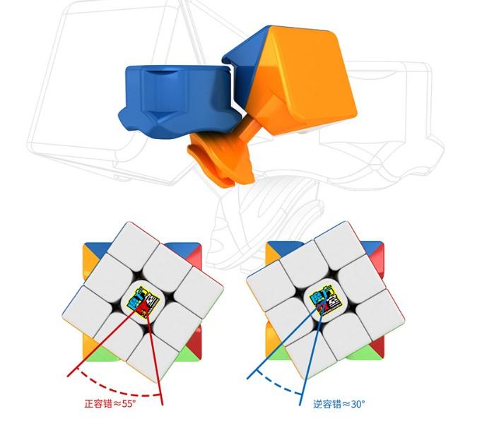 (image for) MoYu MF3RS3M 3x3 Magnetic Speed Cube, Entry Level Competition Puzzle Cube, Pyramid Magnetic & MagLev Optional