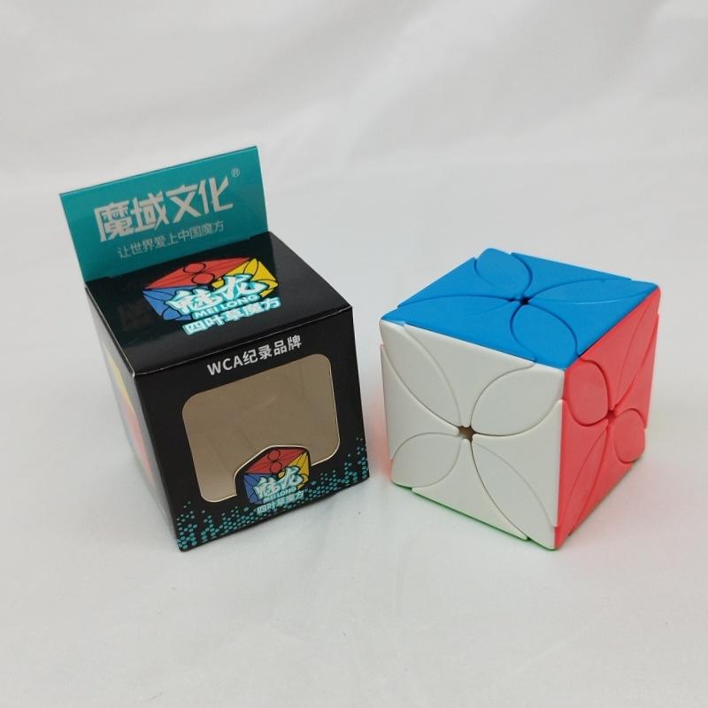 (image for) MoYu Meilong Clover Cube, Special Shape 3x3 Variant Puzzle Cube Stickerless