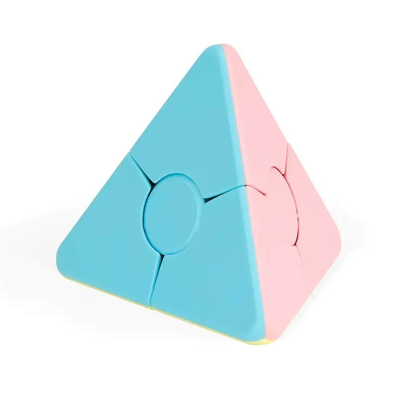 (image for) MoYu Educational Pyramorphix Magic Tower Cube Set, Macaron Color Tetrahedron Puzzle, Kids Educational Toy