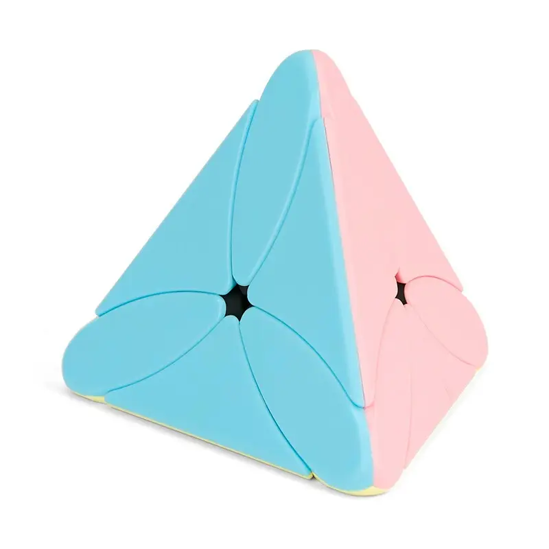 (image for) MoYu Educational Pyramorphix Magic Tower Cube Set, Macaron Color Tetrahedron Puzzle, Kids Educational Toy