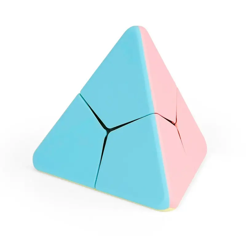 (image for) MoYu Educational Pyramorphix Magic Tower Cube Set, Macaron Color Tetrahedron Puzzle, Kids Educational Toy