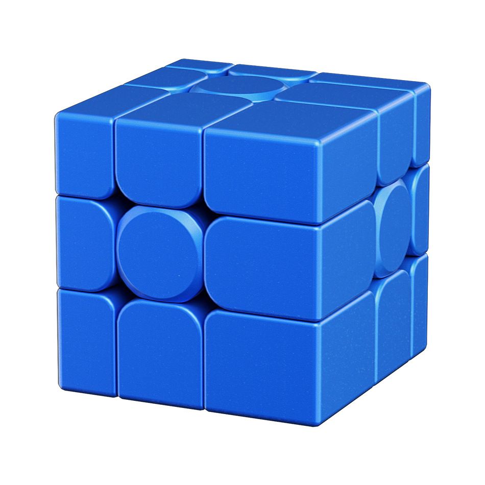 (image for) MoYu MeiLong Mirror Cube V2 Magnetic Cover Ball Shaft Magnetic Irregular 3x3 Puzzle Toy