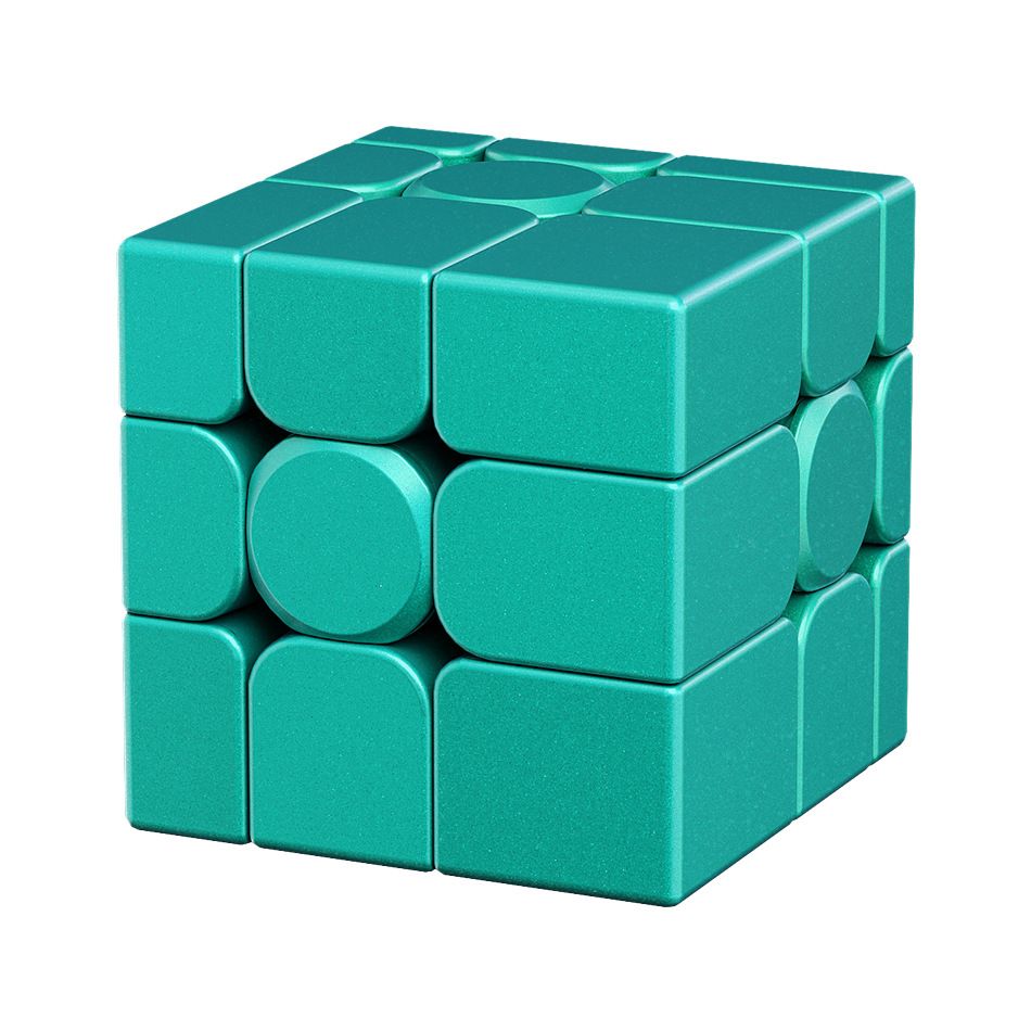 (image for) MoYu MeiLong Mirror Cube V2 Magnetic Cover Ball Shaft Magnetic Irregular 3x3 Puzzle Toy
