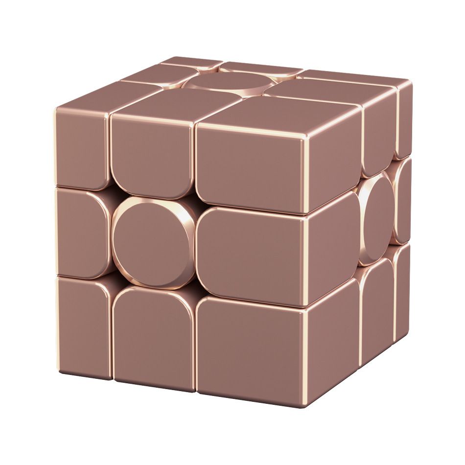 (image for) MoYu MeiLong Mirror Cube V2 Magnetic Cover Ball Shaft Magnetic Irregular 3x3 Puzzle Toy