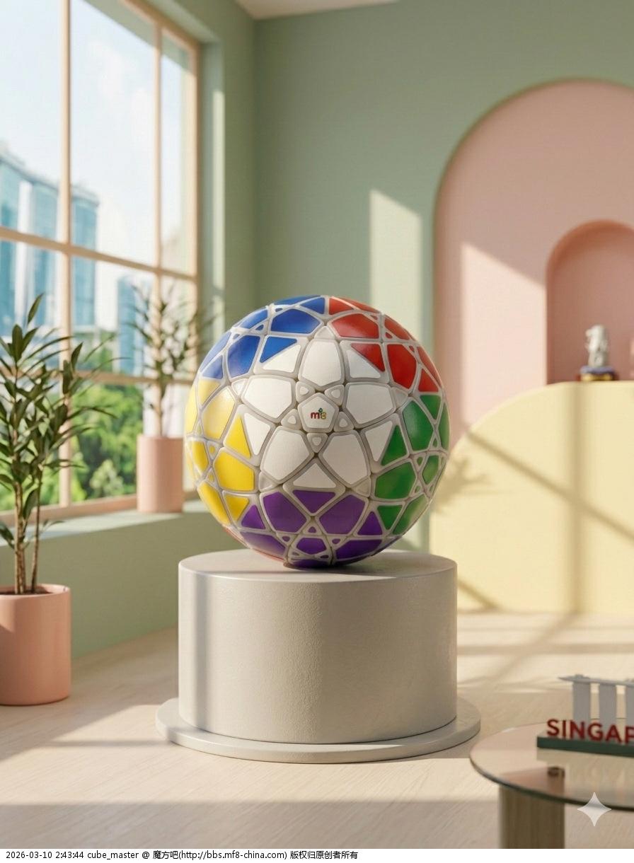 (image for) MF8 Spherical Bauhinia Dodecahedron Cube Irregular Collectible Brain Teaser Puzzle