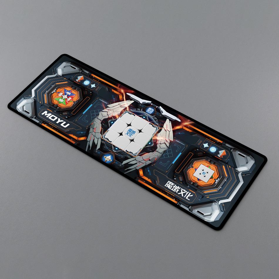 (image for) MoYu Cube Mat CFOP Formula Speedcubing Competition Pad Anti-Slip Timer Playmat for Speed Cube & Stacking Cup