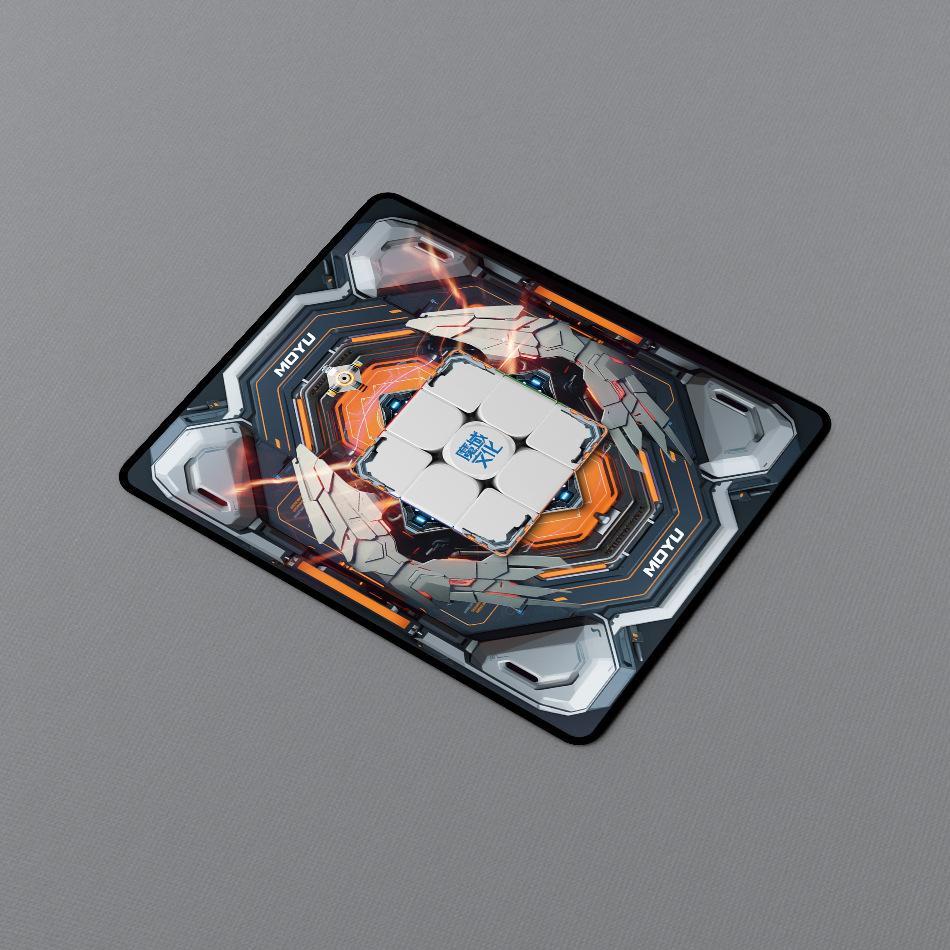 (image for) MoYu Cube Mat CFOP Formula Speedcubing Competition Pad Anti-Slip Timer Playmat for Speed Cube & Stacking Cup