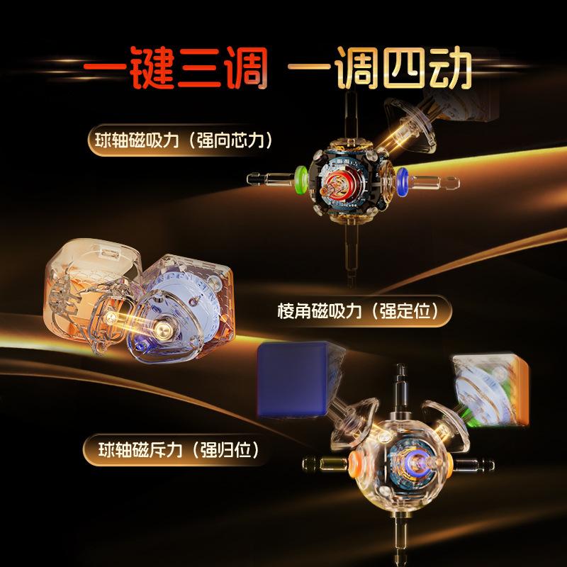 (image for) MoYu Super Aolong 19th Anniversary Edition 3x3 Magnetic Speed Cube, AI Professional Competition Puzzle Cube