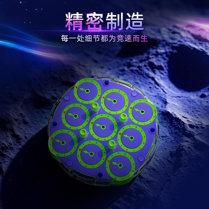 (image for) MoYu Weilong 4x4 Clock Puzzle, Magnetic 4-Clock Speed Puzzle for Competition, Educational Brain Teaser Toy