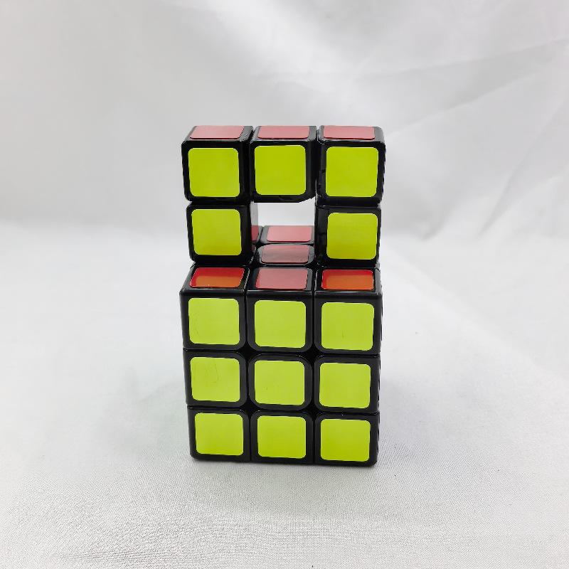(image for) CubeTwist Single Bridge Handlebar Bandaged 3x3 Cube Black Sticker Version