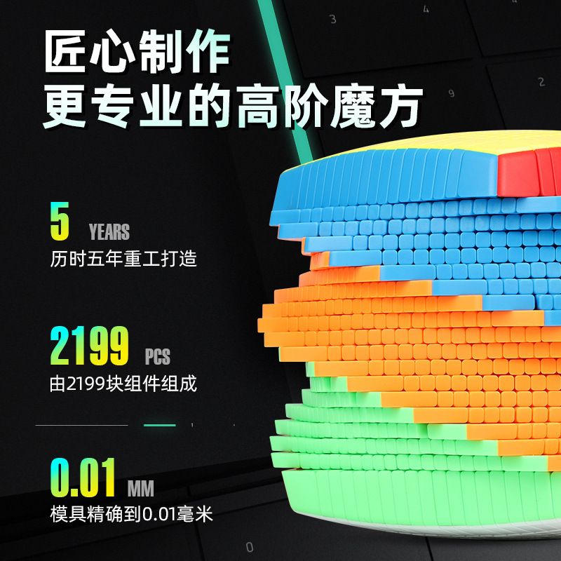 (image for) SengSo 19x19x19 Magic Cube Stickerless