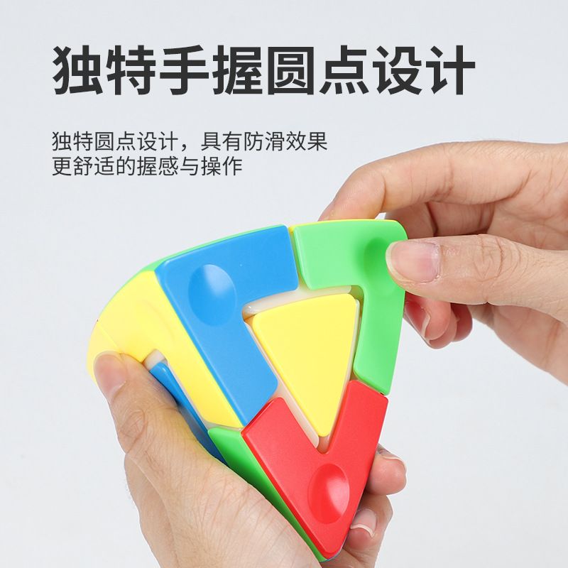 (image for) SengSo 2x2 Duo Pyraminx Cube Stickerless