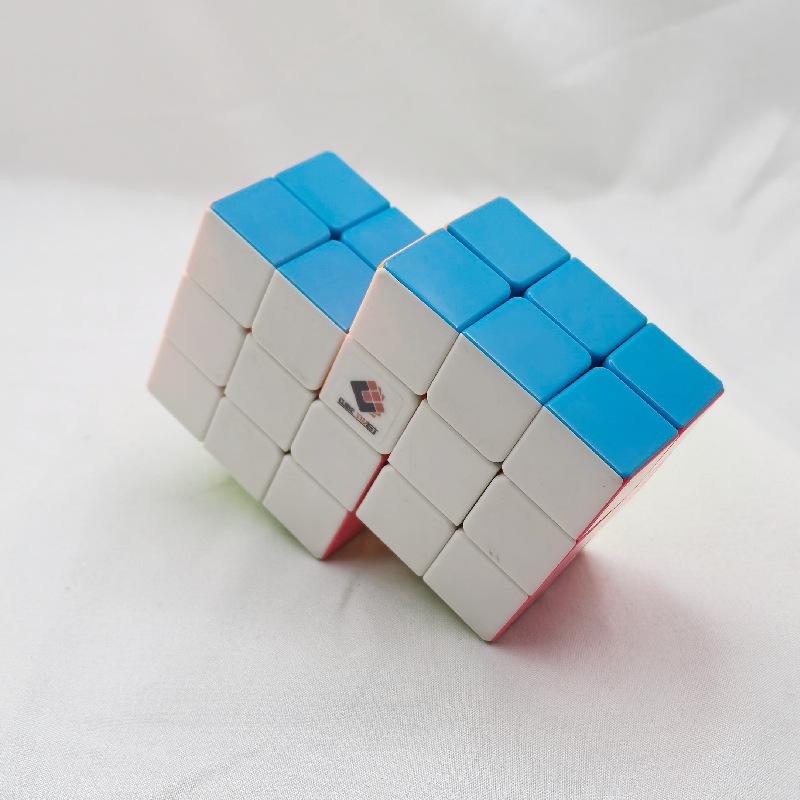 (image for) CubeTwist 233 Siamese Bandaged Cube, High‑Difficulty Twisty Puzzle, Colorful Body Brain Teaser Toy