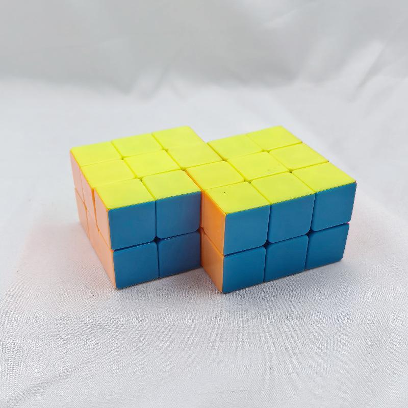 (image for) CubeTwist 233 Siamese Bandaged Cube, High‑Difficulty Twisty Puzzle, Colorful Body Brain Teaser Toy