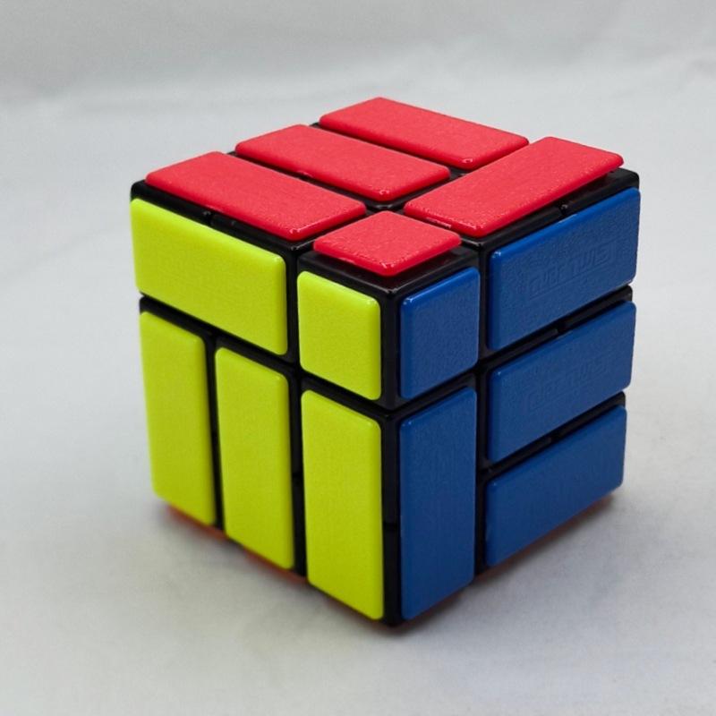 (image for) CubeTwist Cross‑Road Pin‑Insert Bandaged 3x3 Rotation‑Limited Puzzle Cube
