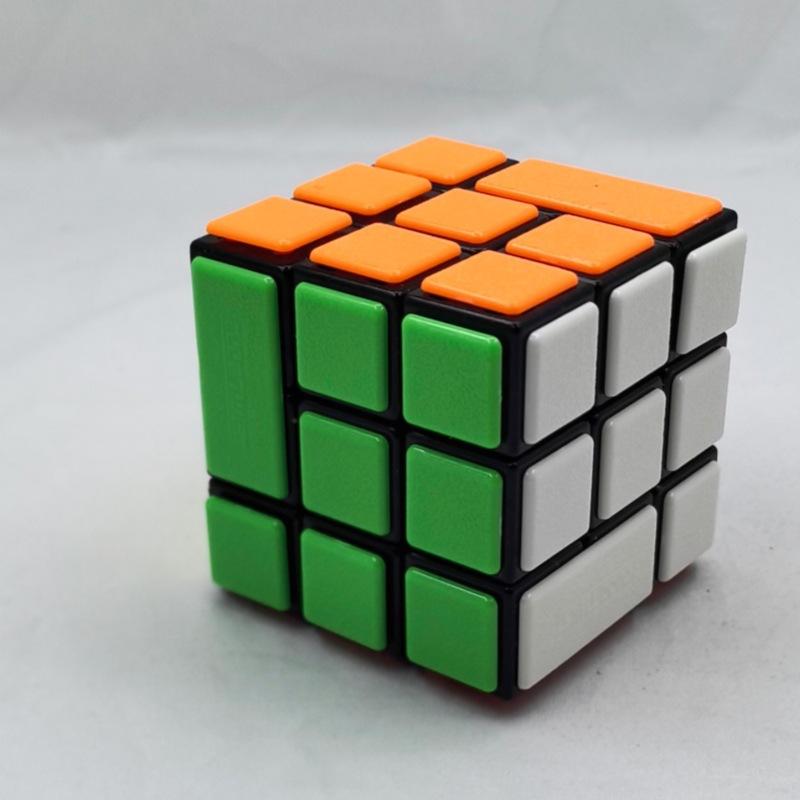 (image for) CubeTwist Cross‑Road Pin‑Insert Bandaged 3x3 Rotation‑Limited Puzzle Cube