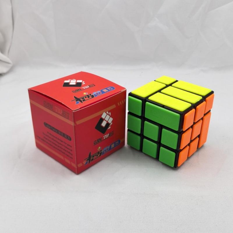 (image for) CubeTwist Cross‑Road Pin‑Insert Bandaged 3x3 Rotation‑Limited Puzzle Cube