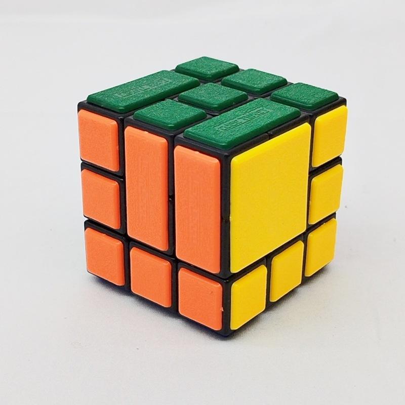 (image for) CubeTwist Bandaged 3x3 Cube No.22, Pin‑Insert Version Rotation‑Limited Puzzle