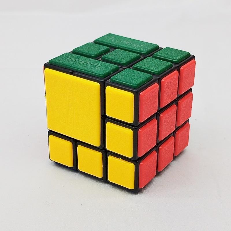 (image for) CubeTwist Bandaged 3x3 Cube No.22, Pin‑Insert Version Rotation‑Limited Puzzle