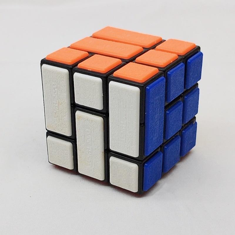 (image for) CubeTwist Bandaged 3x3 Cube No.22, Pin‑Insert Version Rotation‑Limited Puzzle