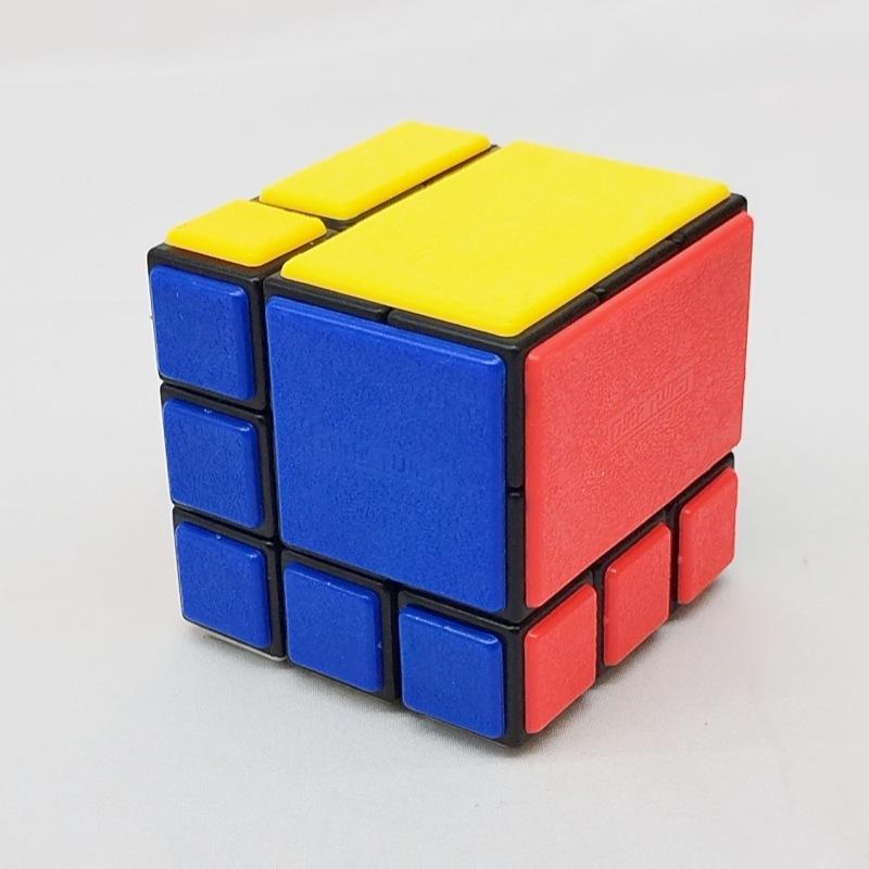 (image for) CubeTwist Bandaged 3x3 Cube No.24, Hole‑Pin Insert Version Rotation‑Limited Puzzle