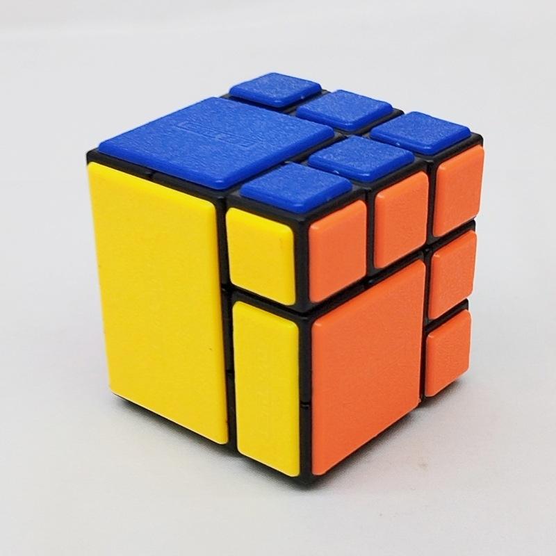 (image for) CubeTwist Bandaged 3x3 Cube No.24, Hole‑Pin Insert Version Rotation‑Limited Puzzle
