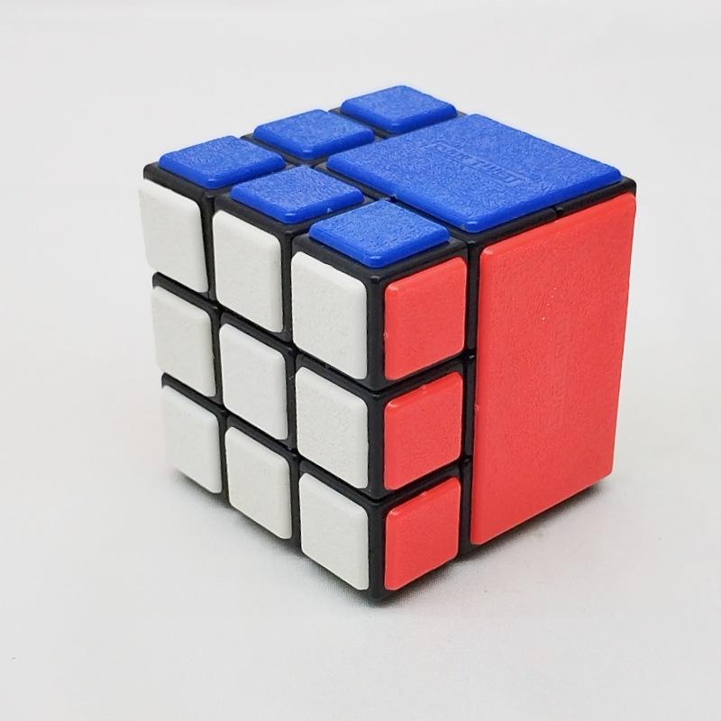 (image for) CubeTwist Bandaged 3x3 Cube No.24, Hole‑Pin Insert Version Rotation‑Limited Puzzle