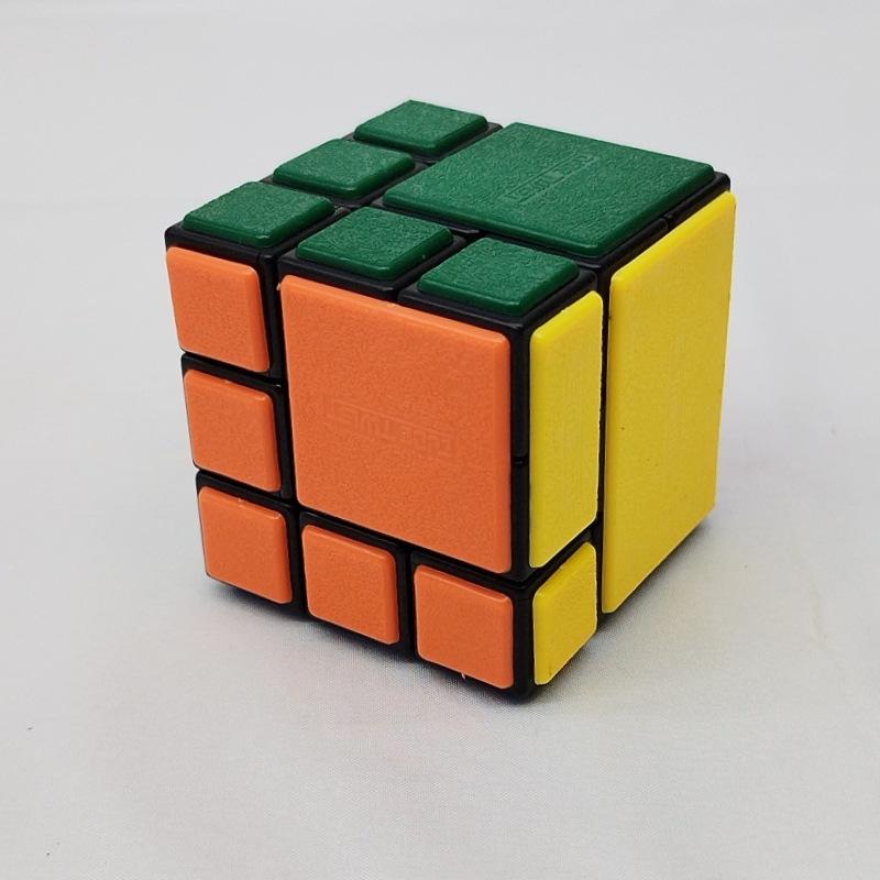 (image for) CubeTwist Bandaged 3x3 Cube No.24, Hole‑Pin Insert Version Rotation‑Limited Puzzle