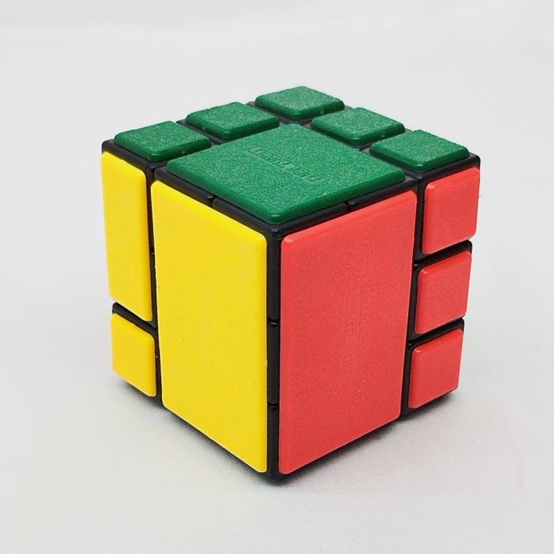 (image for) CubeTwist Bandaged 3x3 Cube No.24, Hole‑Pin Insert Version Rotation‑Limited Puzzle